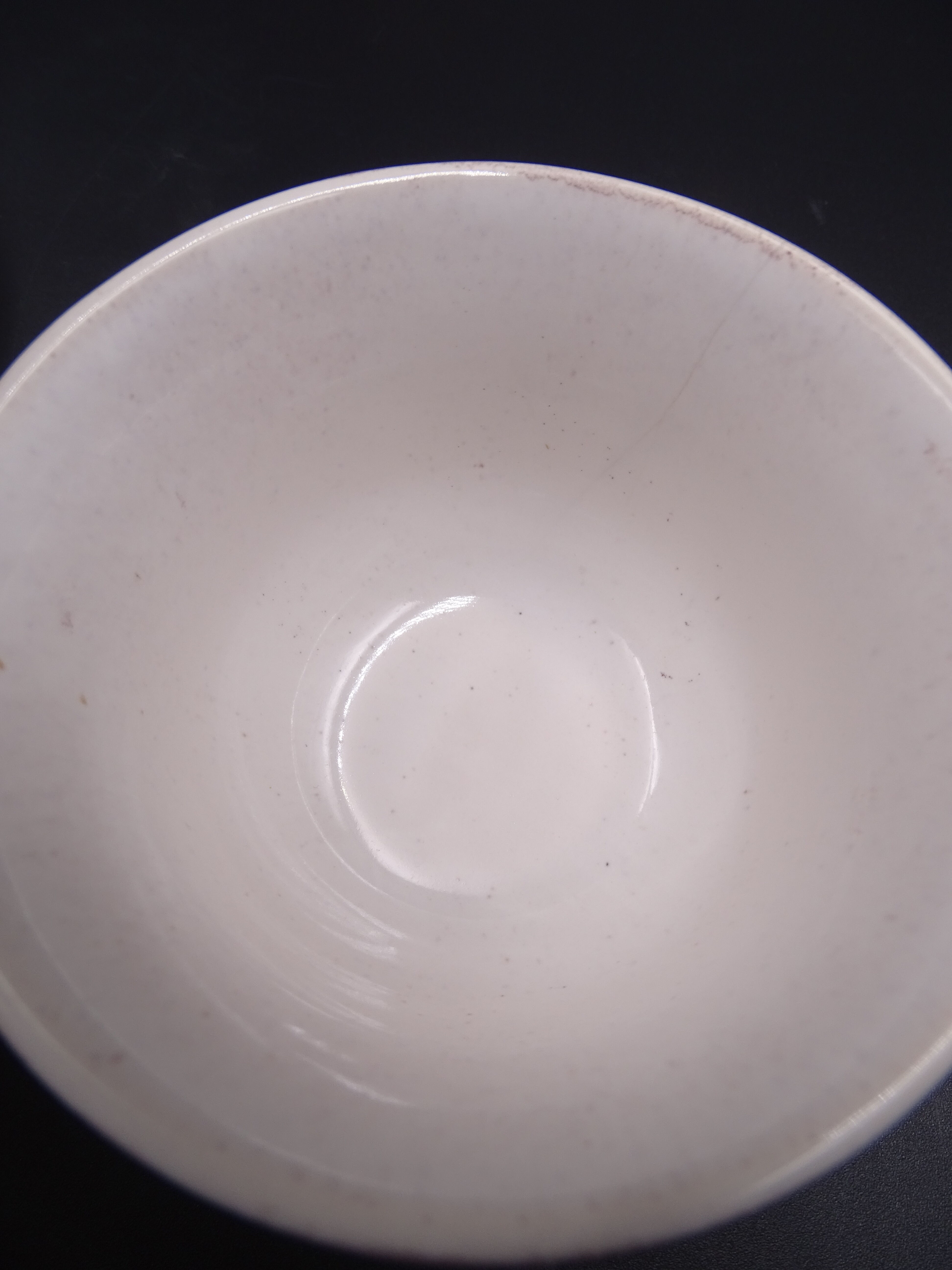 Set of 10 tea cups or coffee Niderviller model Cassandra - Flower decoration