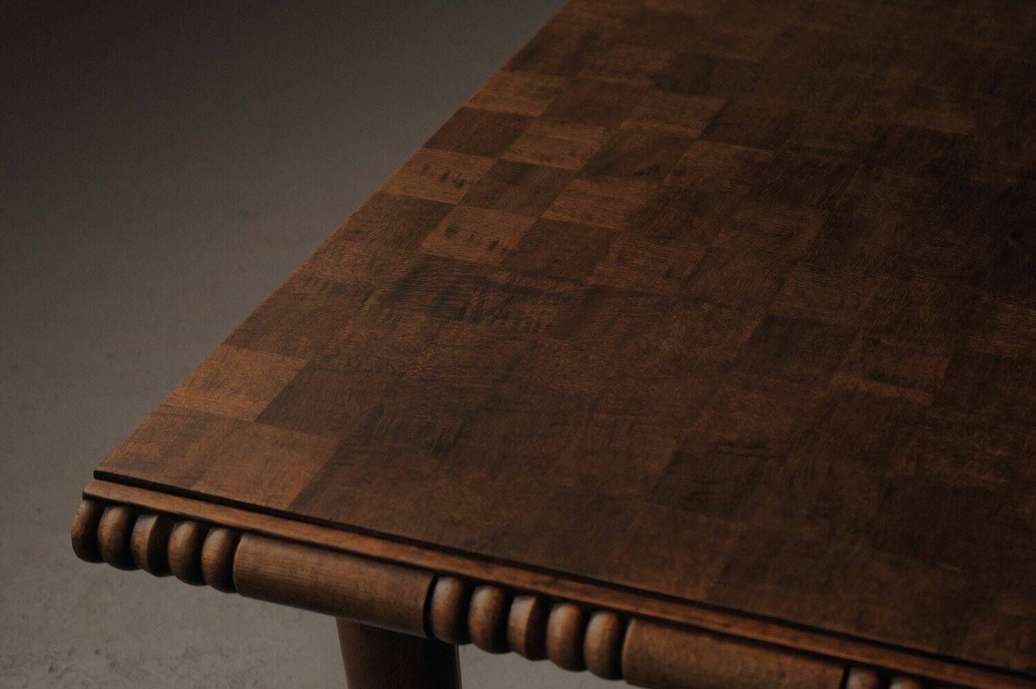 Art Deco oak table – France, 1930s–1940s