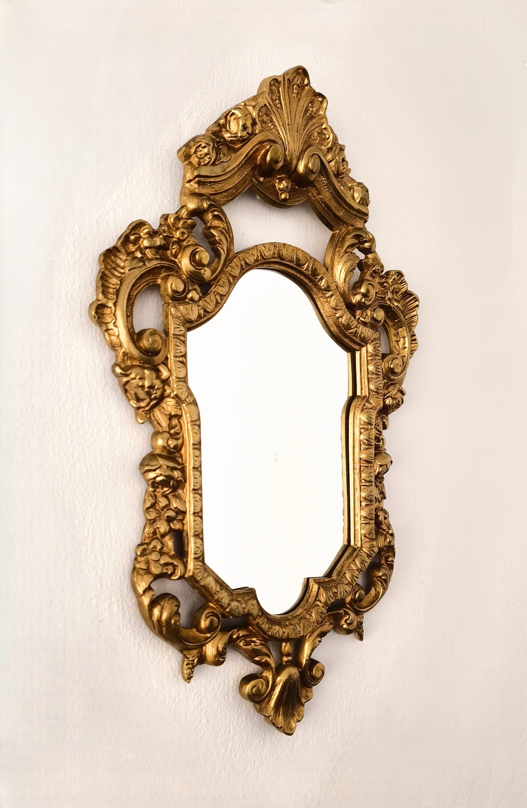 Bronze mirror in Louis XV style