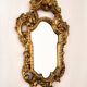 Bronze mirror in Louis XV style