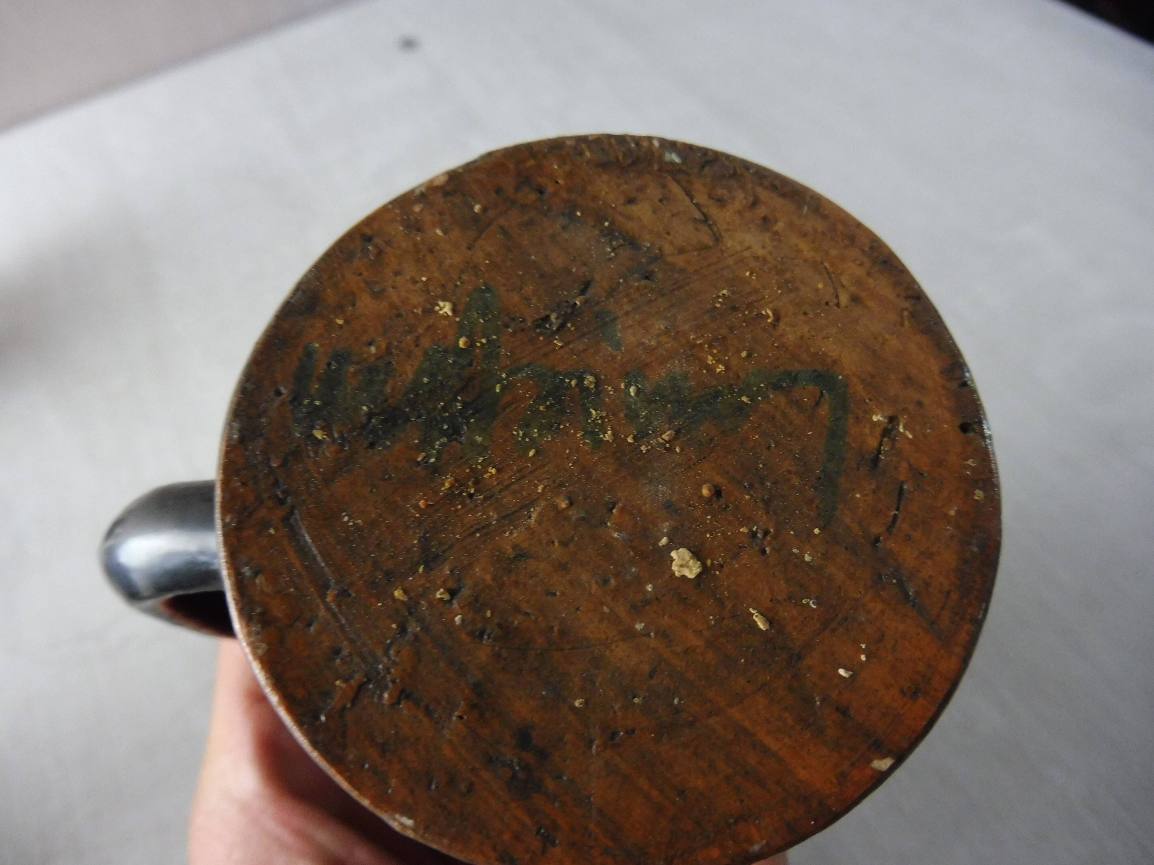 Lot of 6 cups, terracotta, from Vallauris