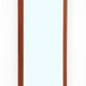 Filigree mid-century teak mirror by Aarhus Glasimport og Glassliberi A/S / Danish modern design / 1960s / 1970s