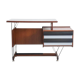 Small wooden desk with metal structure, Italy, 1960s.