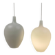 Two rare Pompei pendant lamps by Jo Hammerborg for Fog & Mørup Denmark 1963