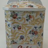 Set 4 pots à épices ancien décor floral