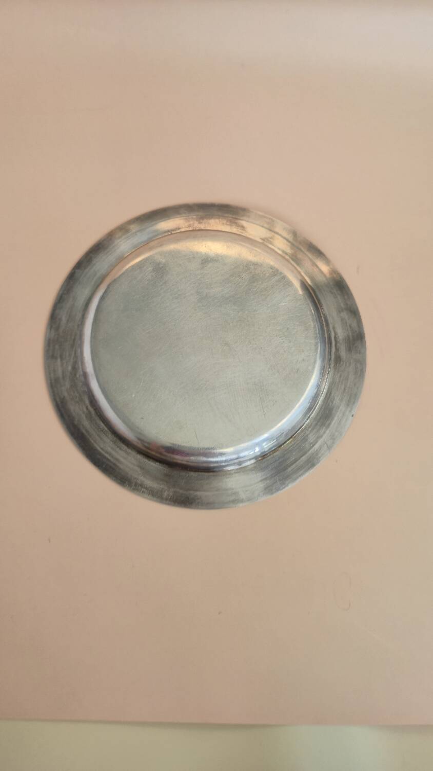 Small round vintage silver plate – France 50s/70s – coffee service