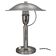 Lampe de table en nickel Art Déco tchèque des années 1930