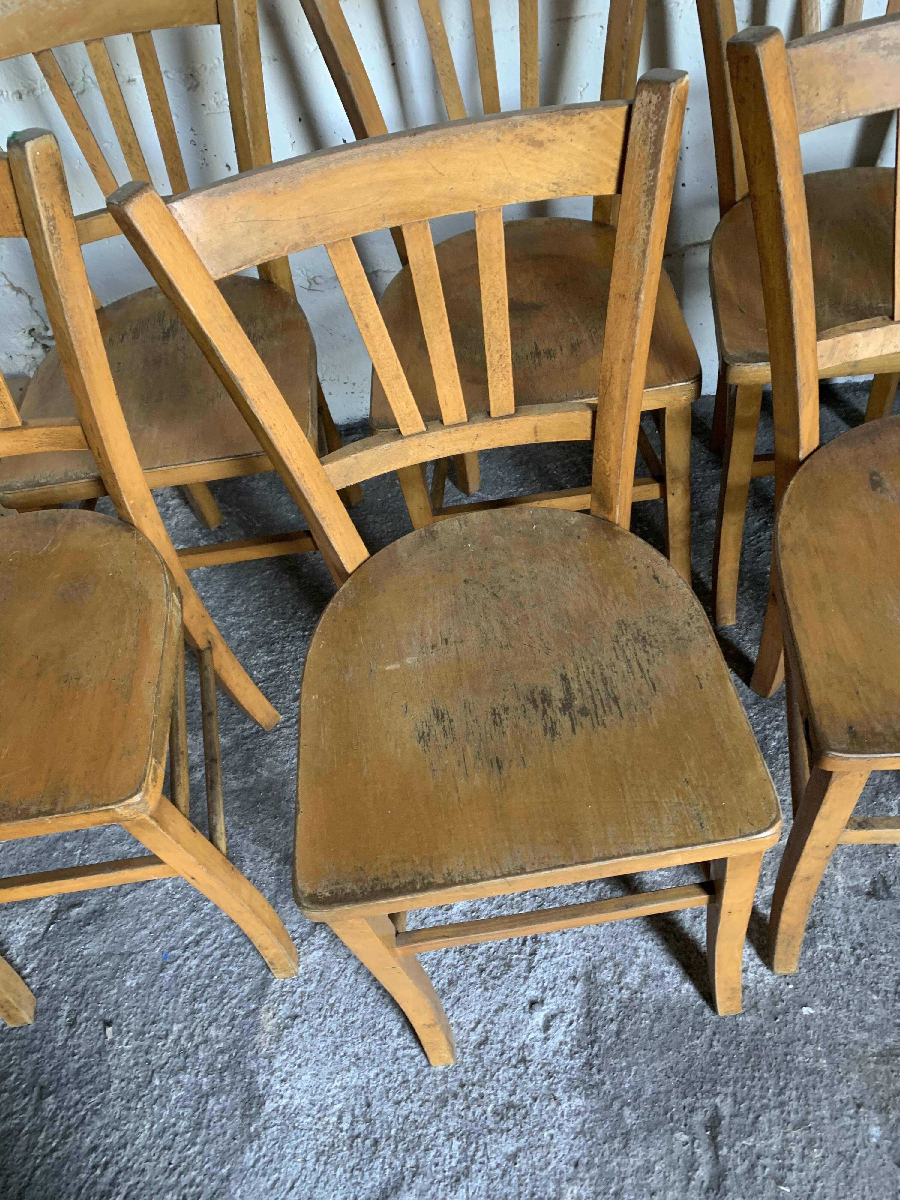 6 pure juice bistro chairs