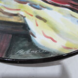 Large ceramic dish earthenware from Spain