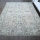 1970s Vintage Persian Handmade Wool Cotton Brown Area Rug 271x371
