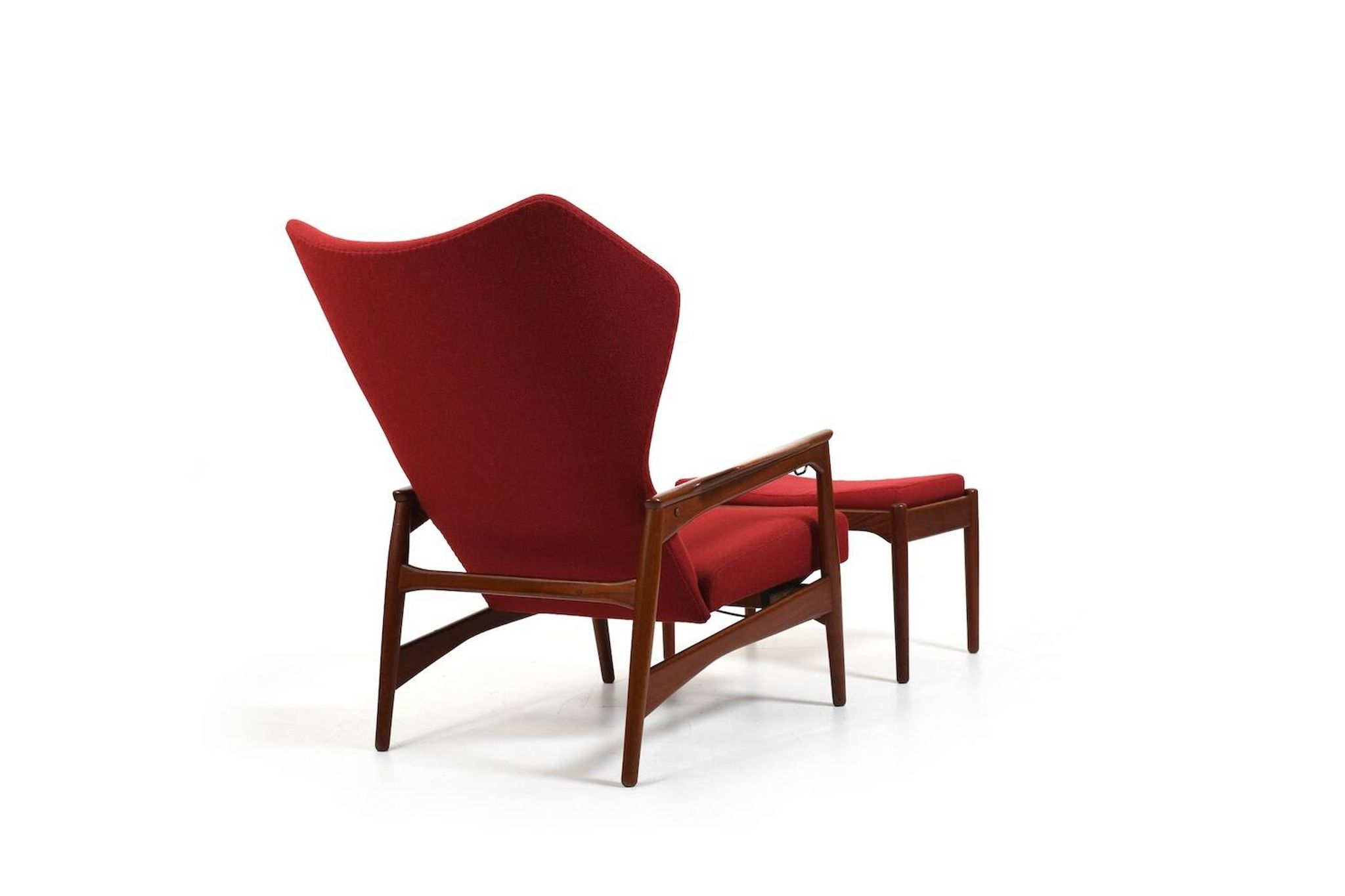 Fauteuil inclinable Cloud Master en teck Ib Kofod-Larsen 1950