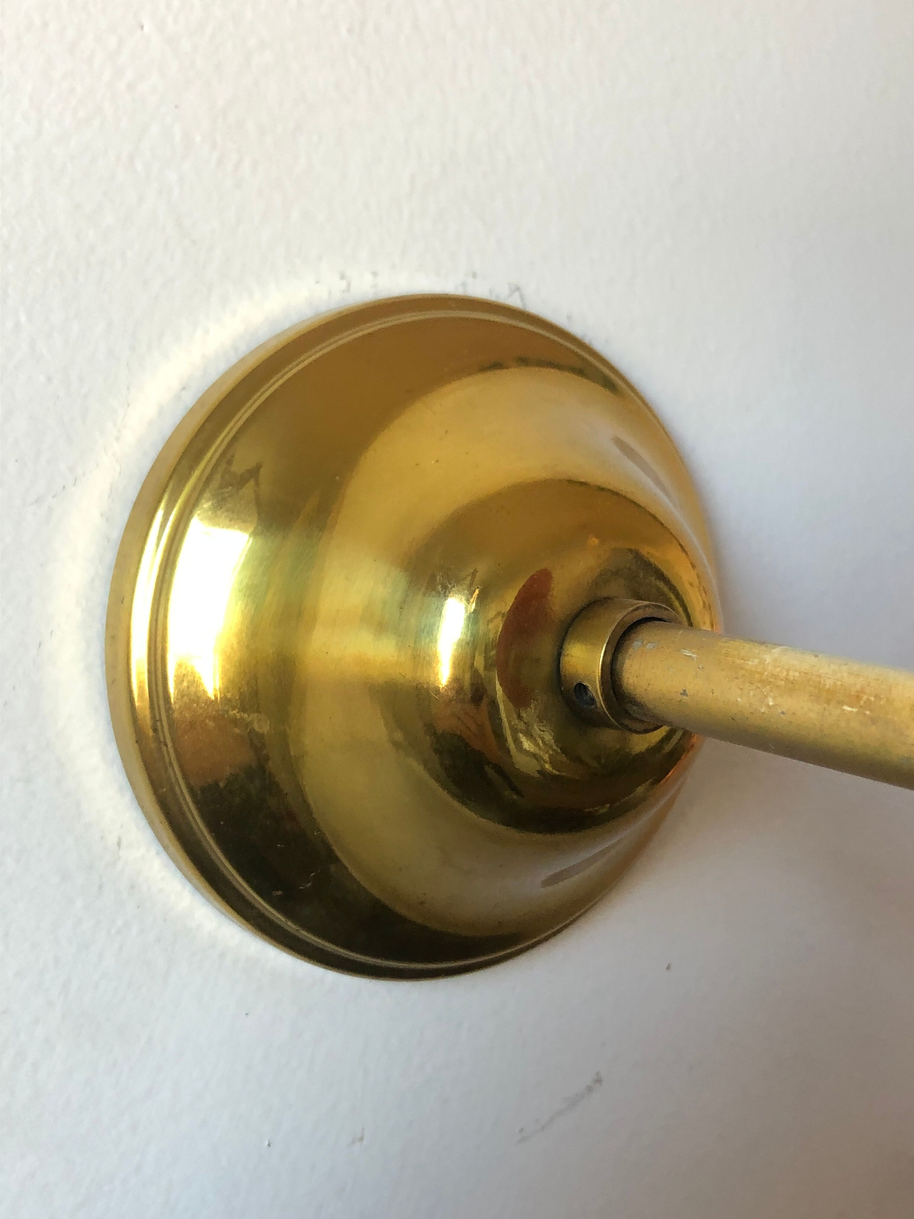 Red beaded wall lamp 1960
