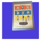 Vintage advertising to frame the vittelloise