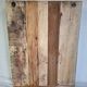 Wall shelf 3 shelves + 4 hooks cast iron in polychrome wood