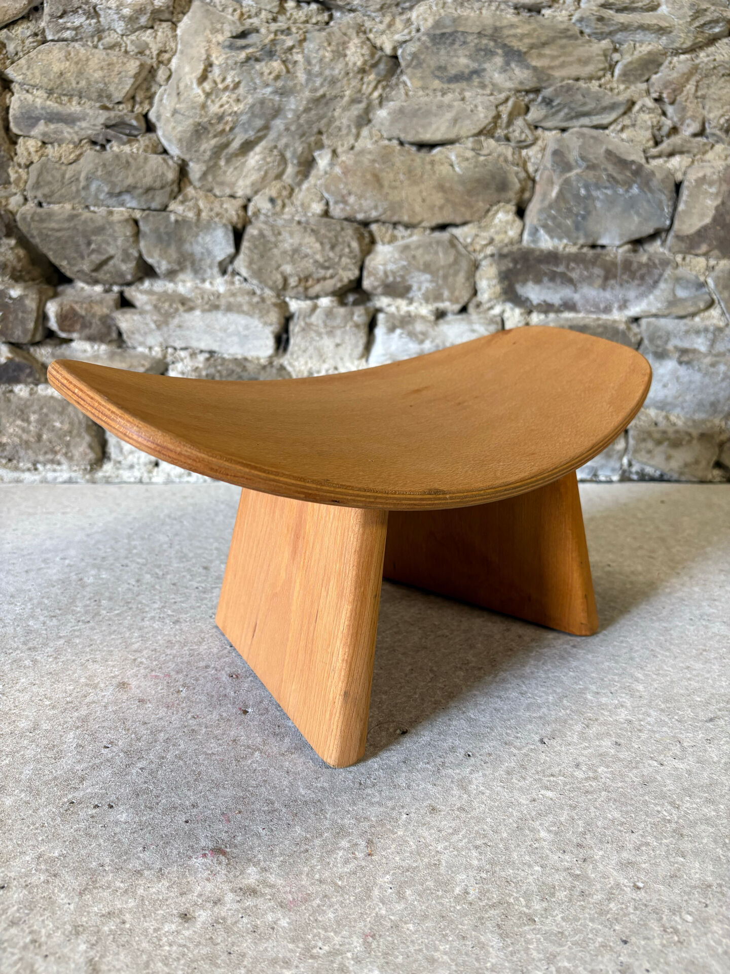 Tabouret de méditation SHOGGI par A. Gaubert, 1980