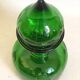 Carafe with stopper Empoli green 1970s Height 27 cm