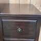 English oak wardrobe with drawers from the 1950s