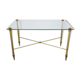 Gold metal coffee table 60s