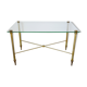 Gold metal coffee table 60s