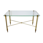 Gold metal coffee table 60s