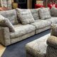 Modular sofa by Roche Bobois from the 1980s in fabric, 2 modules.
