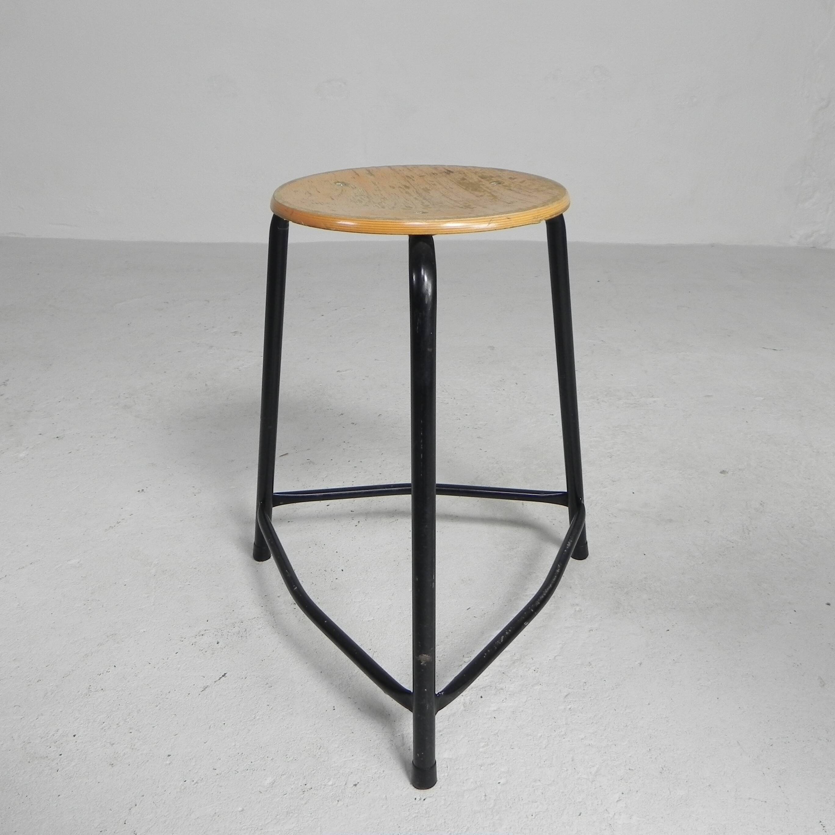 Industrial stackable stool, 55 cm high