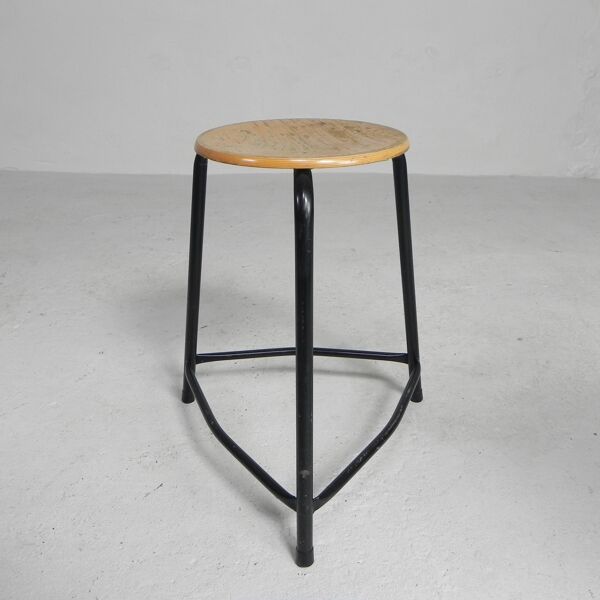 Industrial stackable stool, 55 cm high