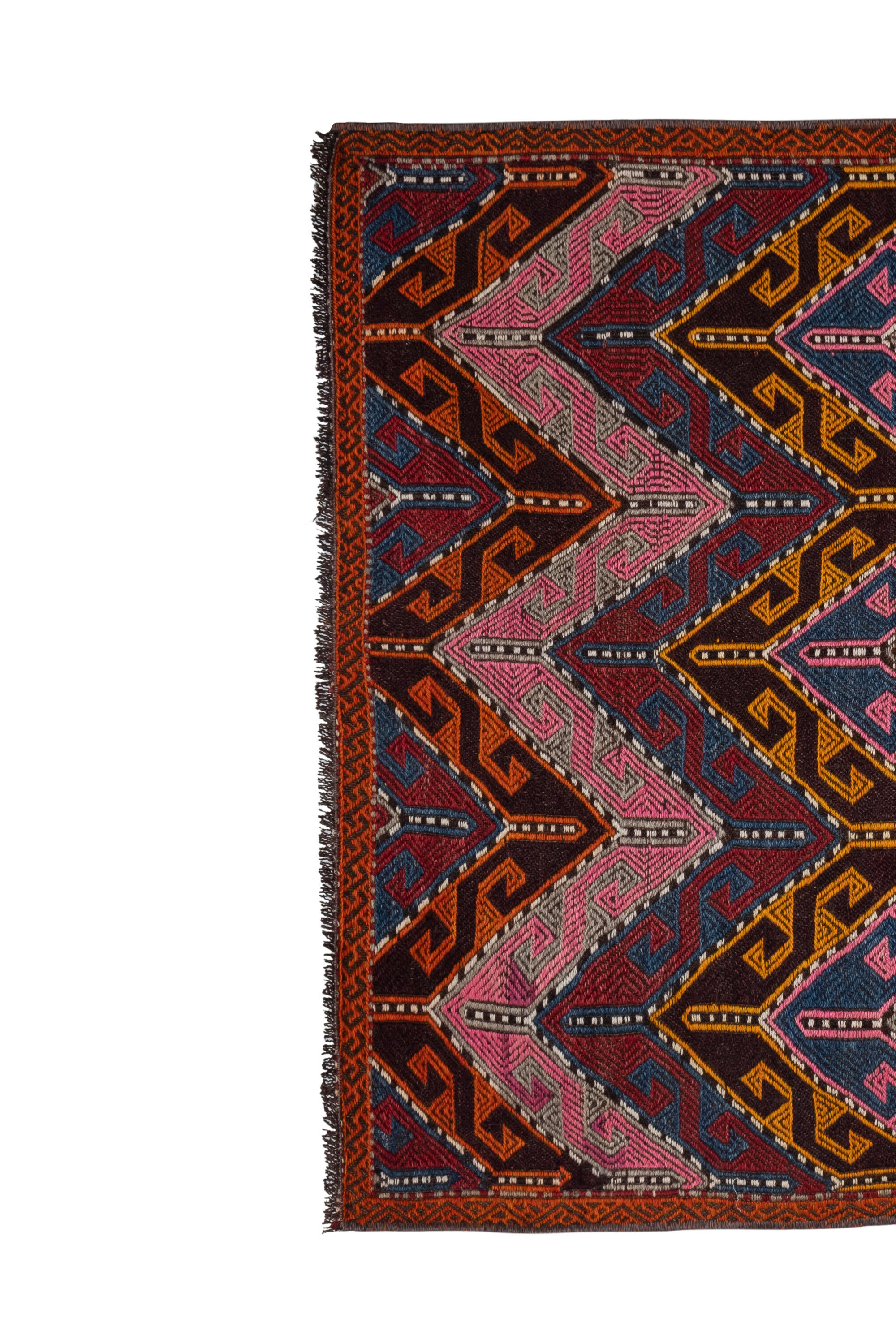Turkish jajim kilim rug  92 x 117 cm