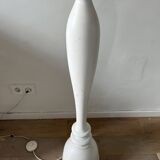Lampadaire Vintage blanc bois