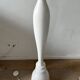Vintage white wooden floor lamp