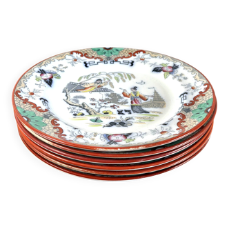 6 Petrus Regout plates