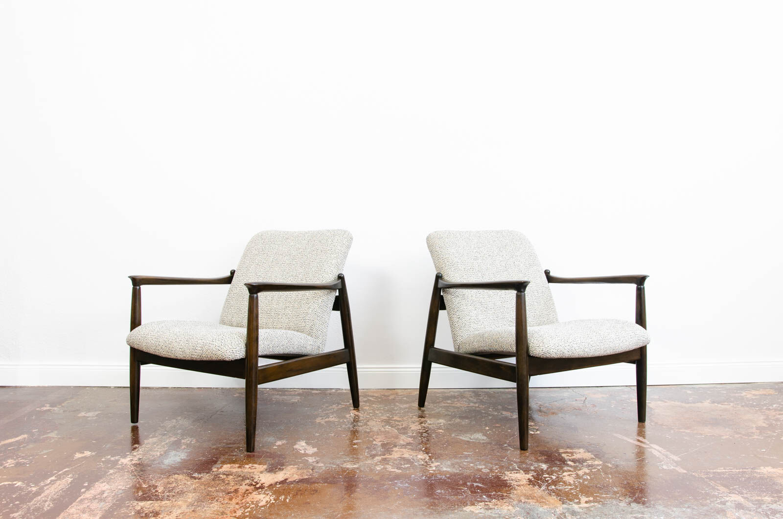 Pair of GFM-64 armchairs by Edmund Homa 1960's