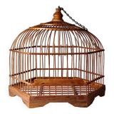 Vintage Chinese Bamboo Decorative Bird Cage
