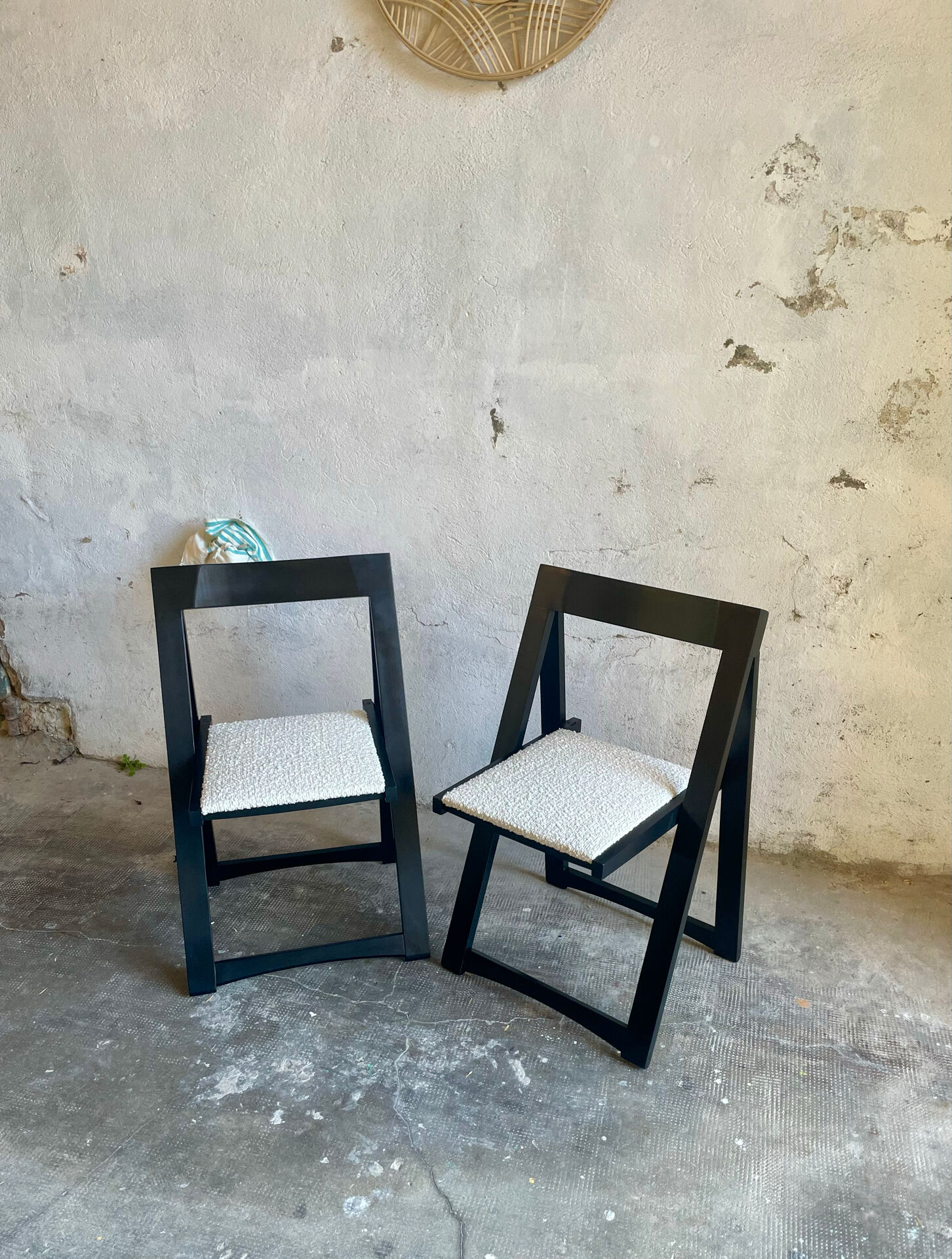 Vintage Trieste folding chairs by Aldo Jacober – 1970s