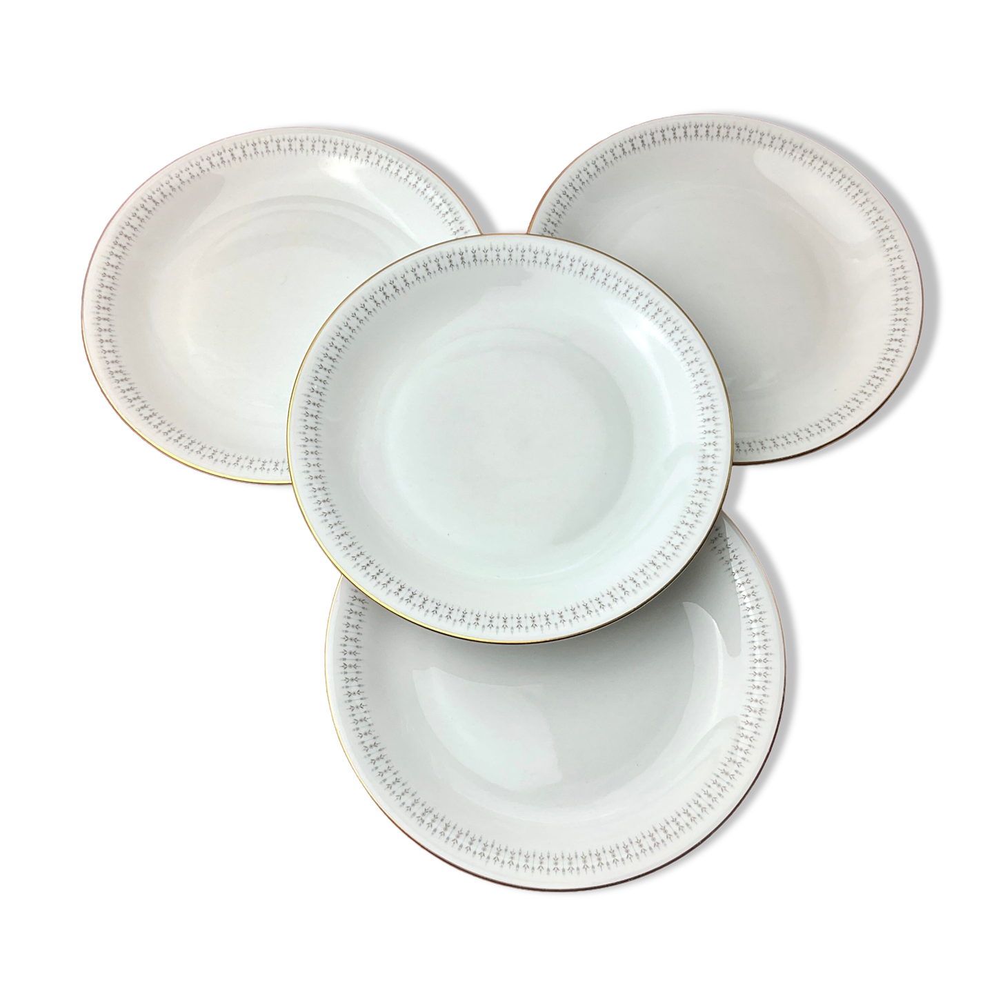 Set of 4 dessert plates Johann Seltmann Vohenstrauss Ricarda