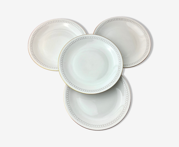 Lot de 4 assiettes à dessert Johann Seltmann Vohenstrauss Ricarda