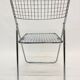 Set of four chrome folding chairs by Niels Gammelgaard for Ikea 1970