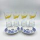Vintage Schweppes glasses and saucers