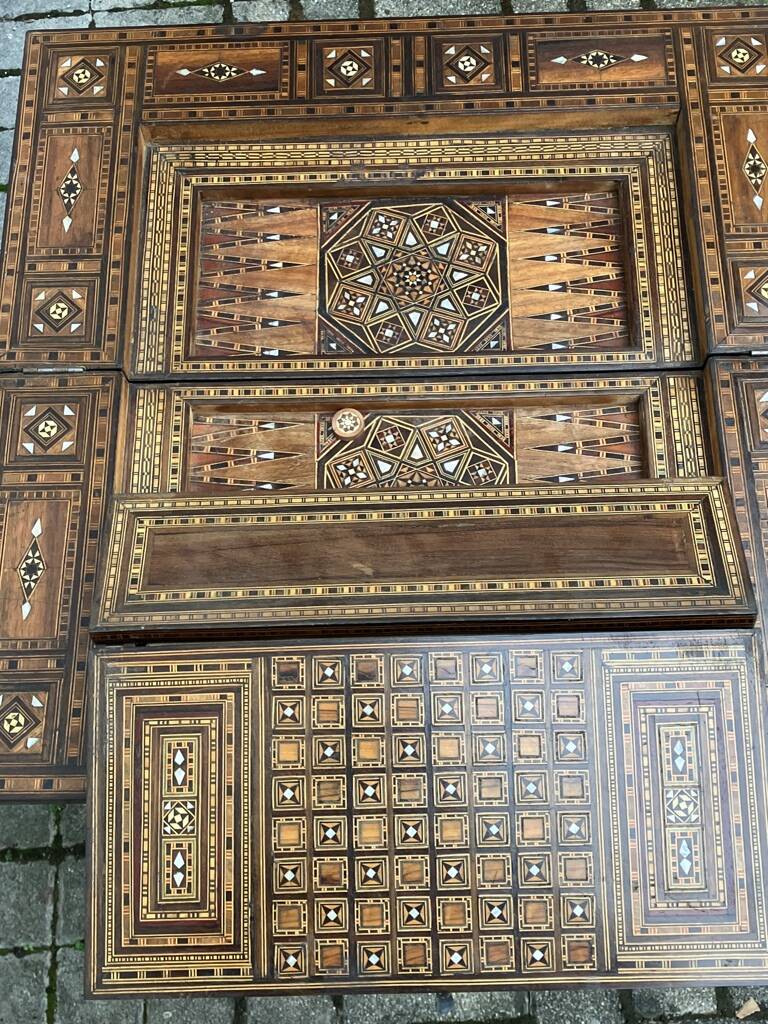 Marked game table, late 19th century to early 20th century, Syria.