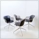 Set of 4 swivel armchairs "Iuta" by Antonio Citterio for B&B Italia