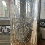 Vintage bubbled glass vase, 1970