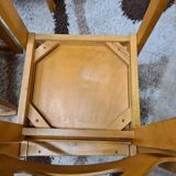 Set of 6 vintage sleigh chairs