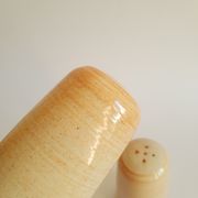 Set salière et poivrier en grès vintage