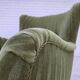 1960s, Danish armchair, original green furniture velour.
