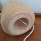 Lampe en bois tourné