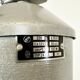 Industrial black enamel pendant lamp from Elektrosvit 1960s