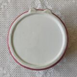 Pot slip woman with bouquet