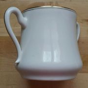 Sucrier vintage porcelaine de Limoges liseré or