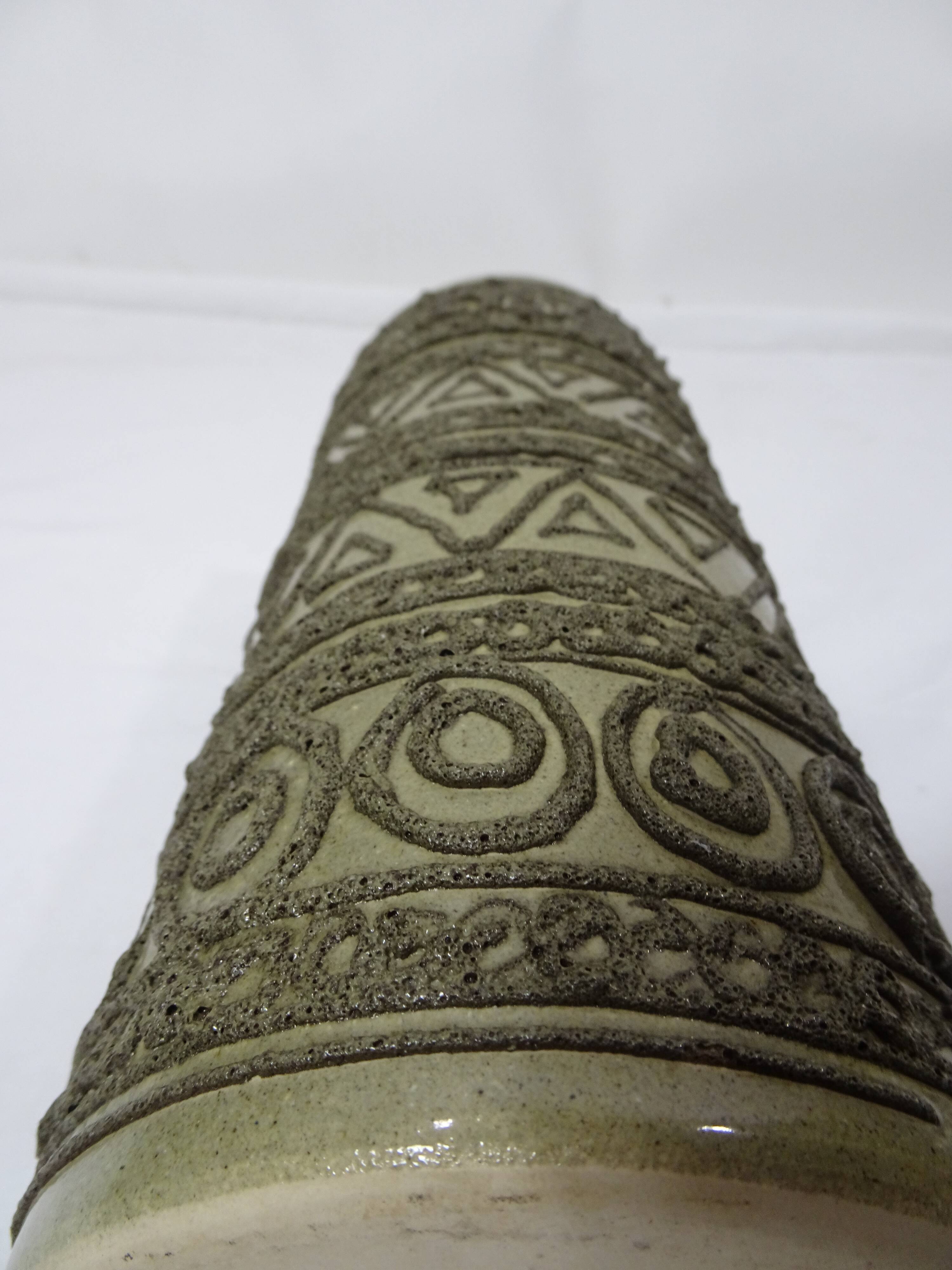 Vase vintage années 70' vert