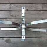 Stainless coffee table 70s